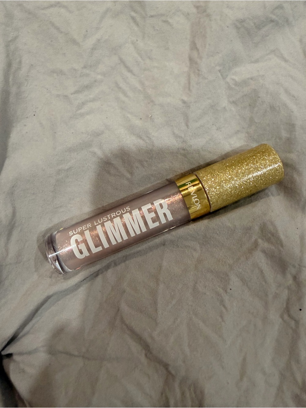 Revlon Super Lustrous Glimmer Liquid Lip Gloss - Champagne Gold
